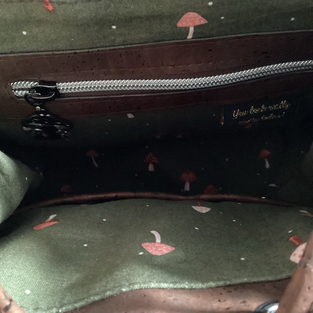 Mushroom cork mini backpack - Picture 4 of 5